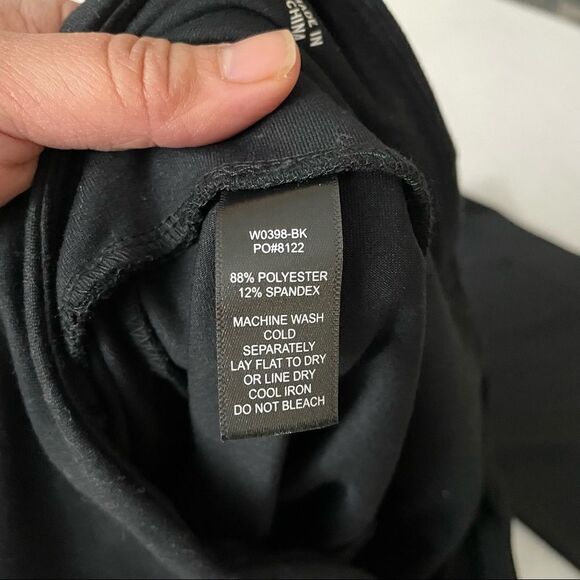 BETABRAND BLACK PONTE FLARE STRETCHY COMFY PANTS WORKWEAR/ YOGA SZ Small Petite - Picture 5 of 5